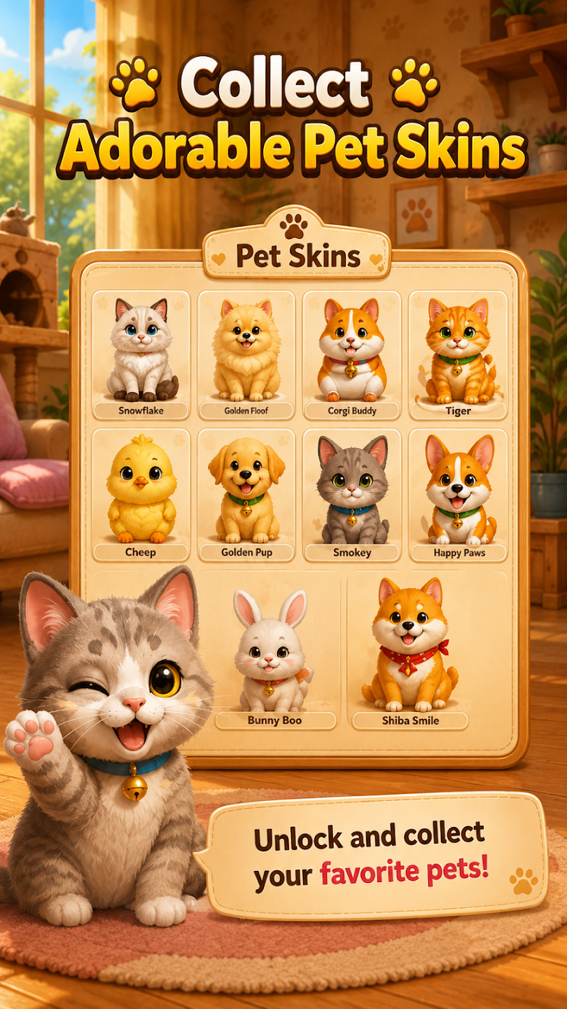 PawDoku pet collection screenshot
